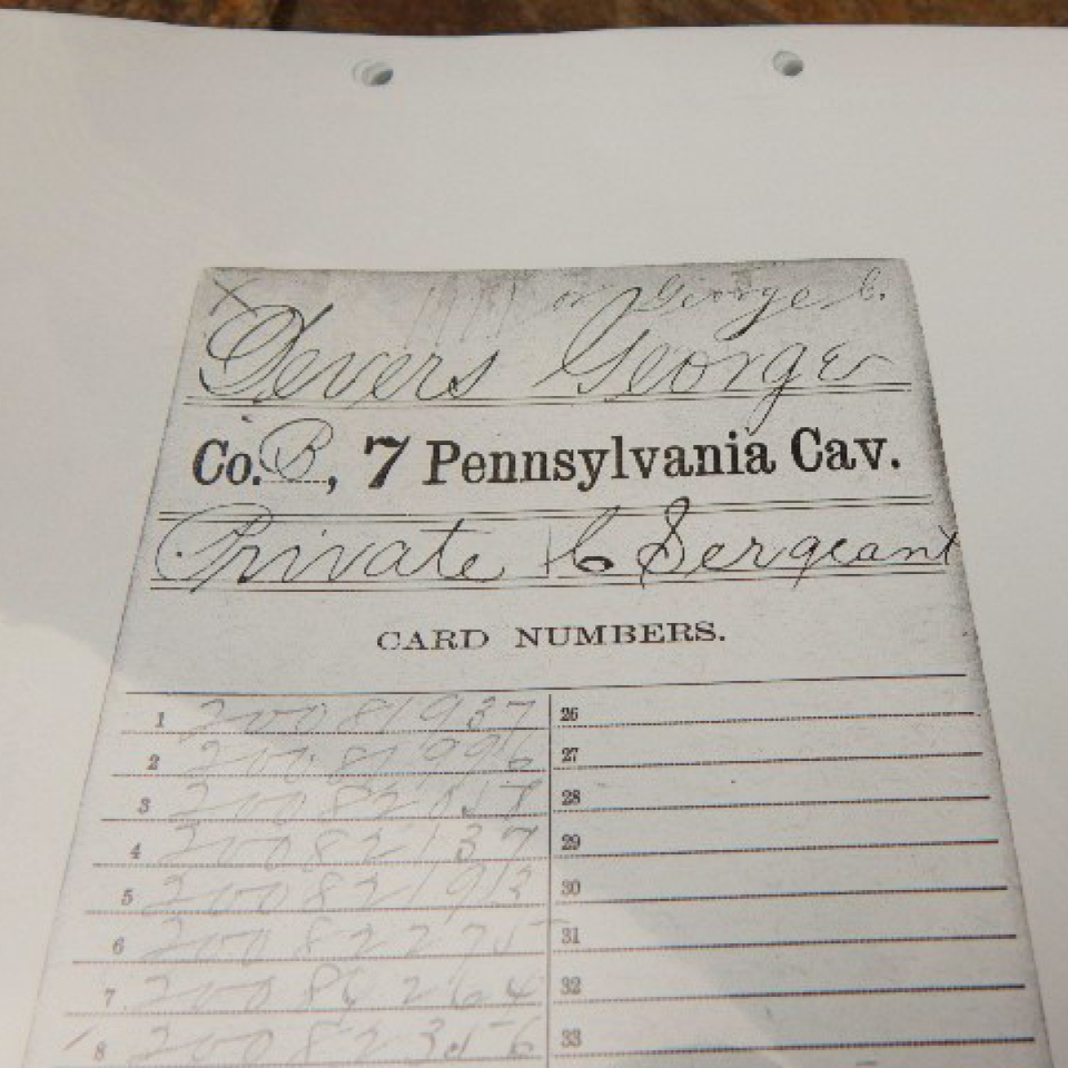 M1860 colt 7th pa. cav  identified on rev. files1020170912 15078 8i0p4e