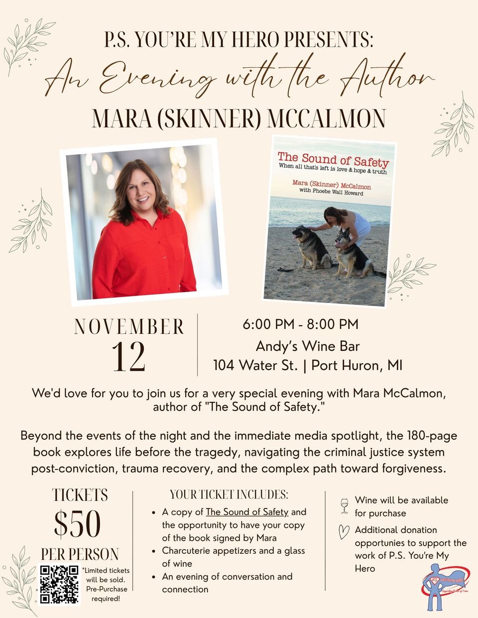 Mara mccalmon book event flyer (1)