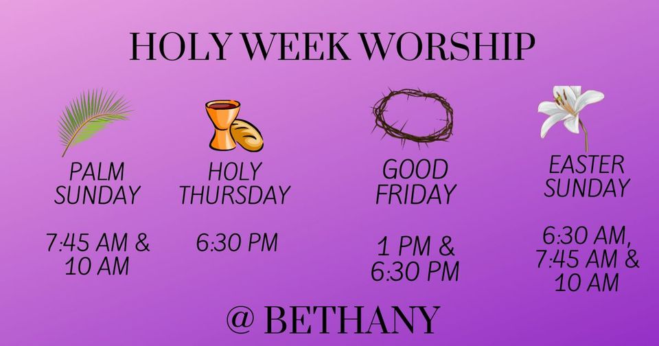 Holy week