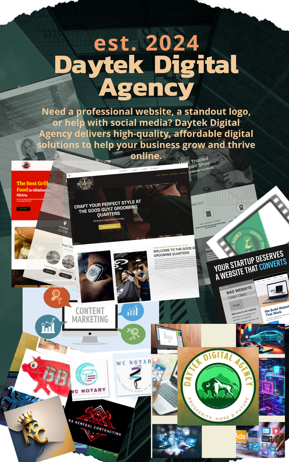 Digital agency product collage