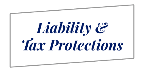 Icons liability and tax protections