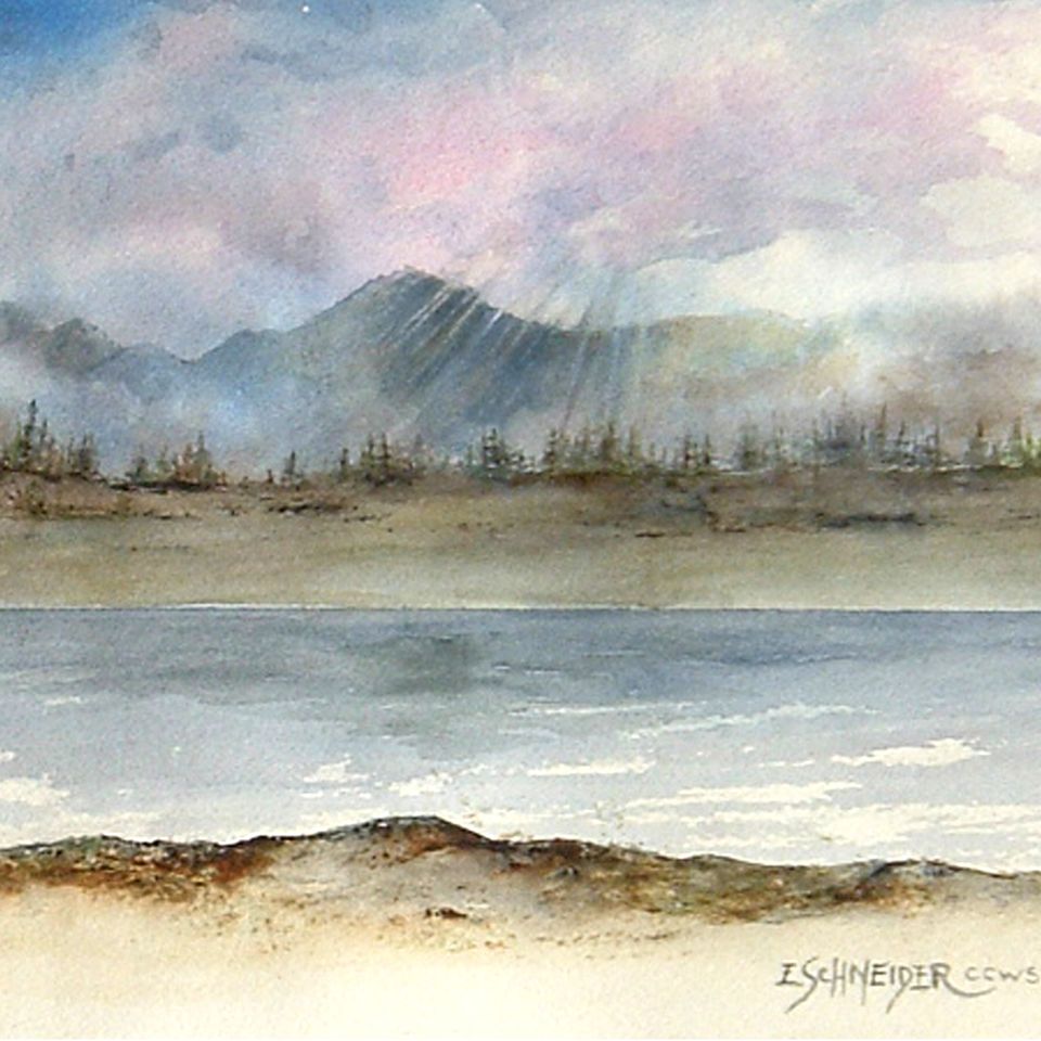 Foggy mountains
