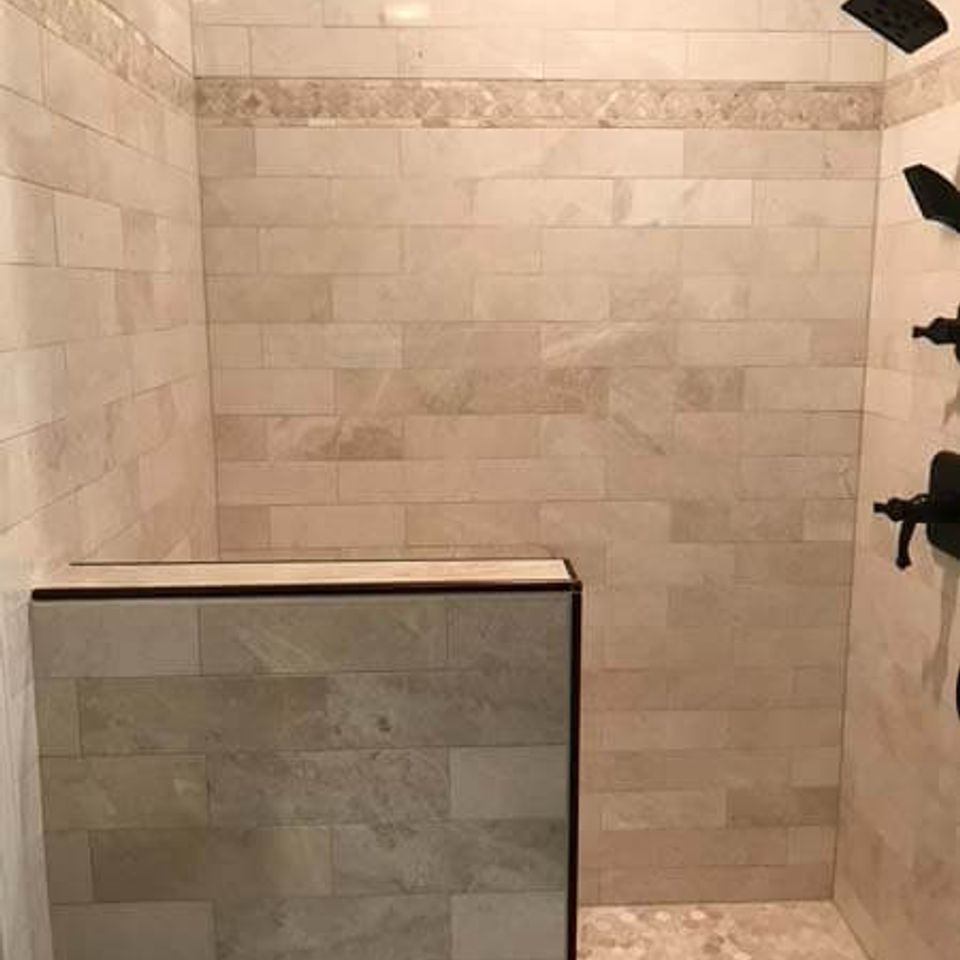 Shower remodel construction0tn