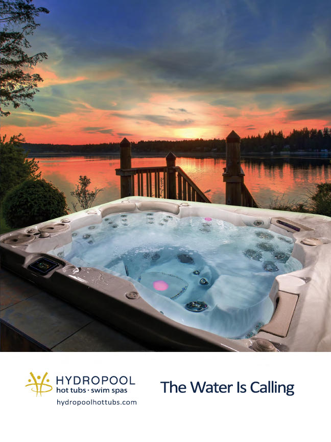 2022 hydropool hot tub brochure  