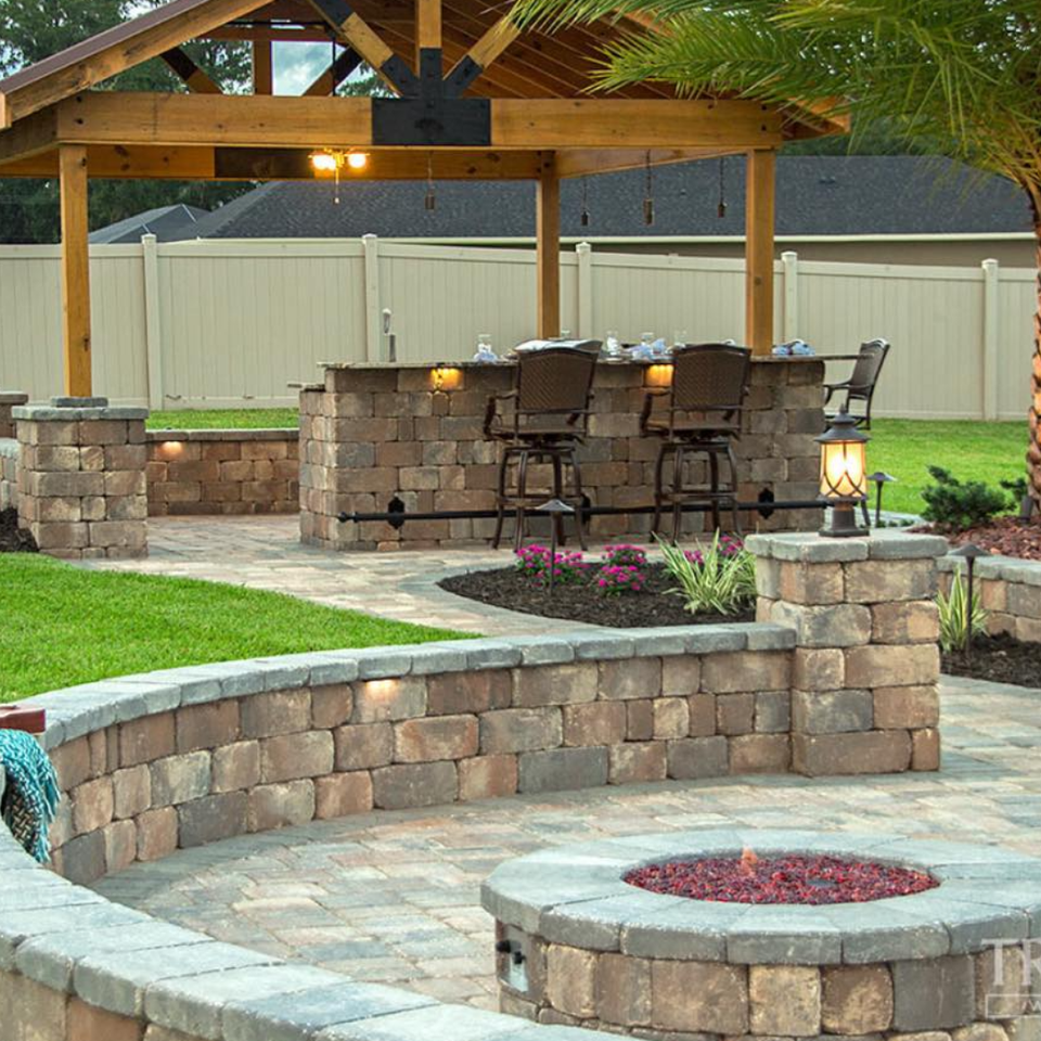 Fire pit seating