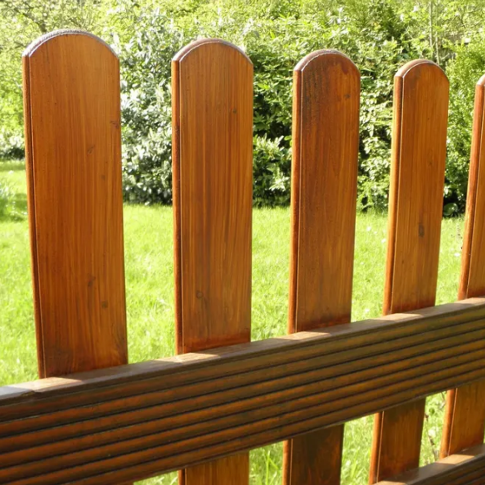 Wood fence