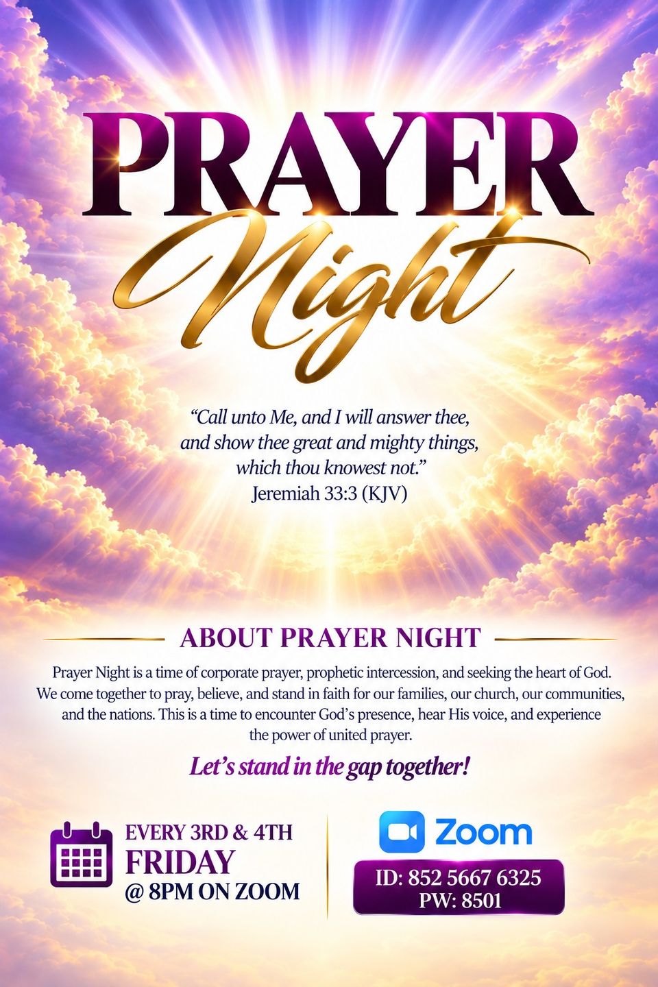 Revised prayer