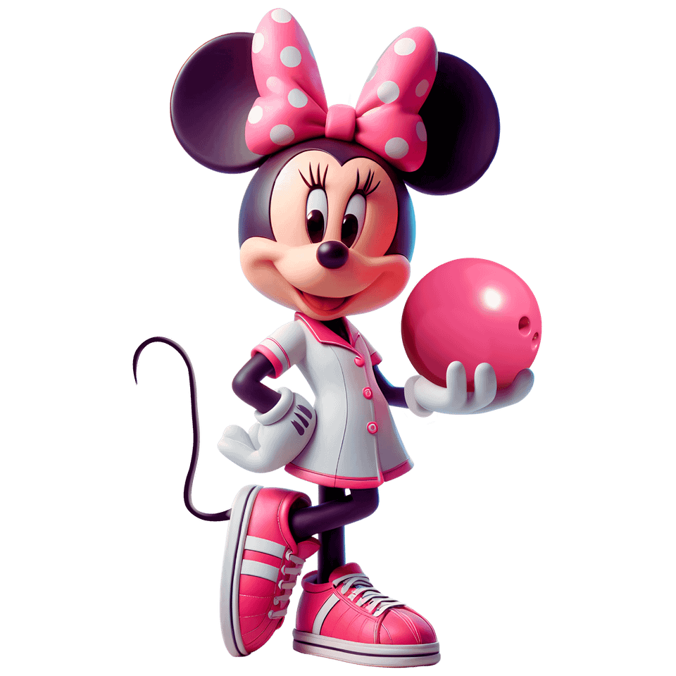 Bowling   disney minnie 7 5