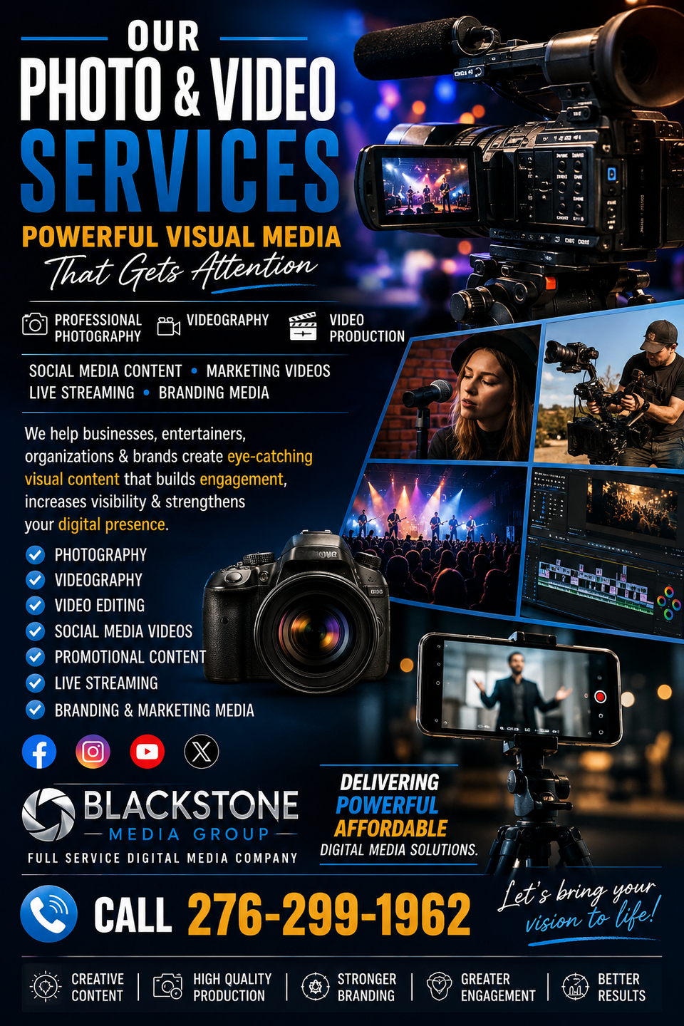 Photo and video services fb ad