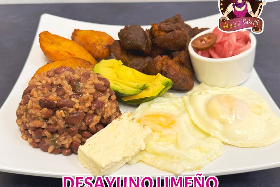 Alicias bakery katy desayuno limeno menu
