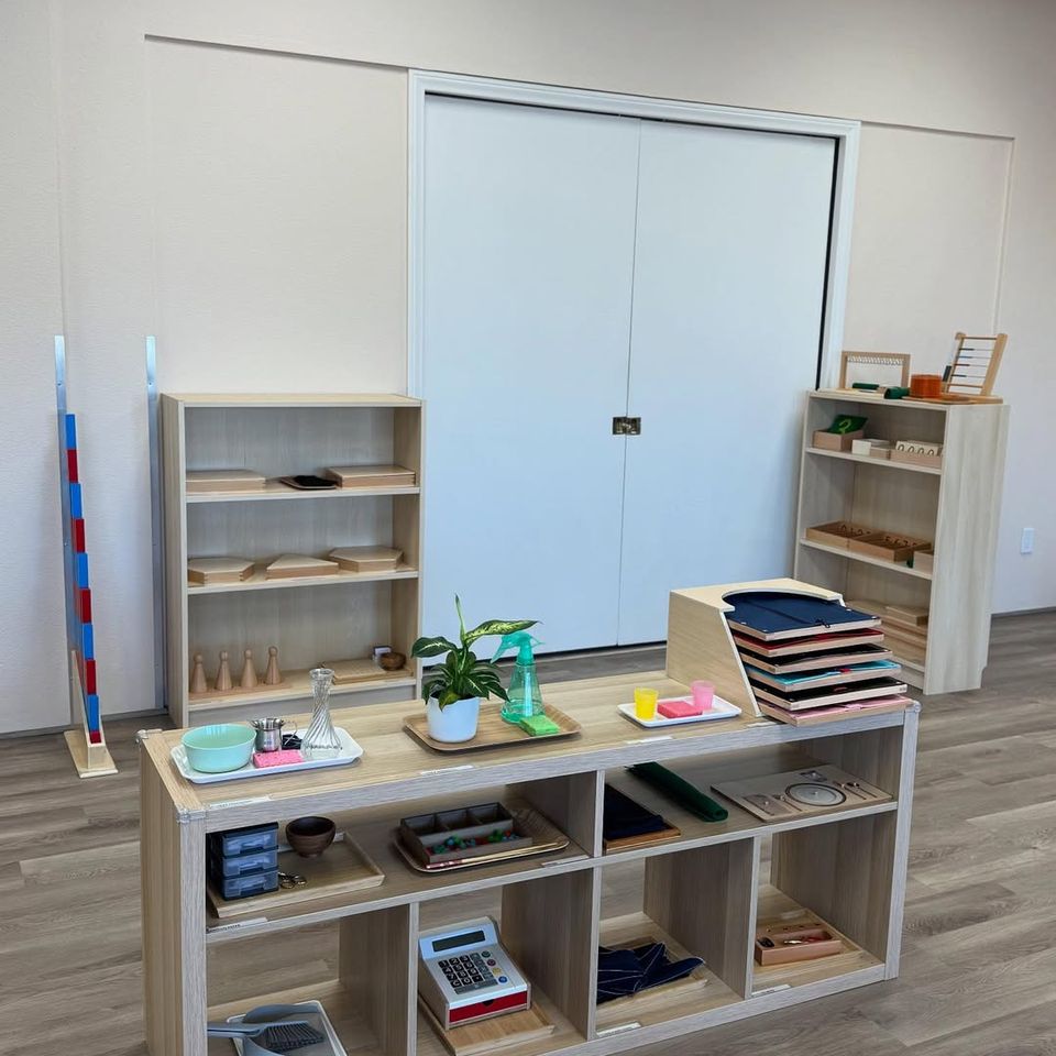 A section in a classroom at Montessori Magic Key in Palmdale, CA