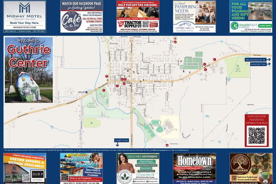 Guthrie center map 2026