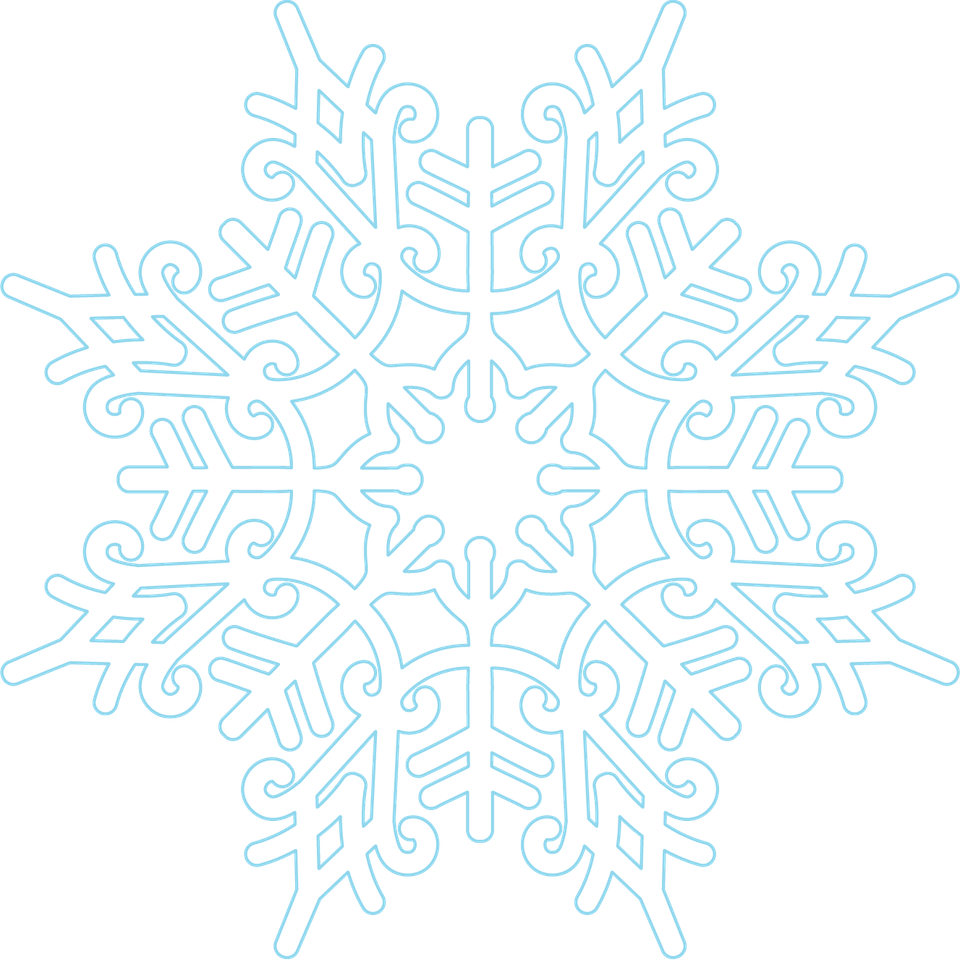 Seasons   winter winter snowflakes 05 blue