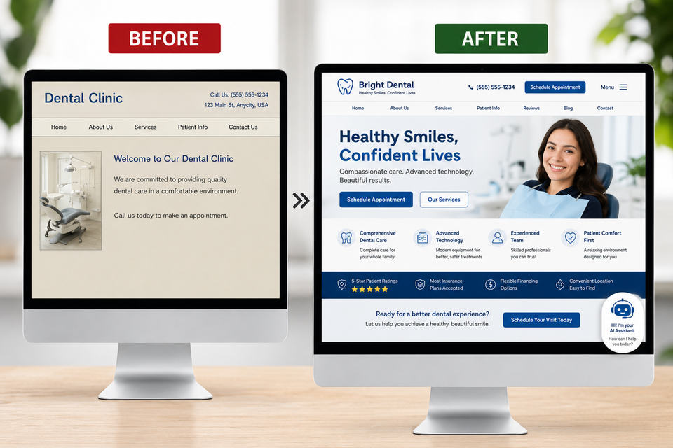 Before after website