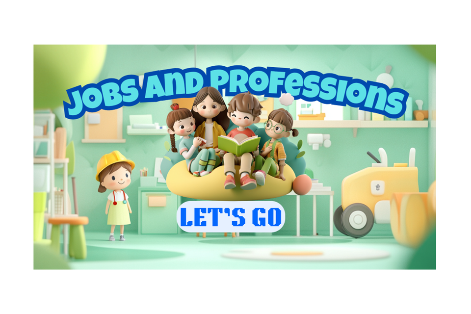 Jobs   professions   kids interactive quiz game