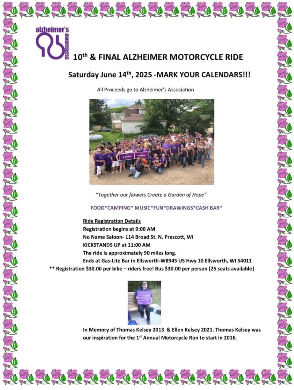 Norms alzheimers ride