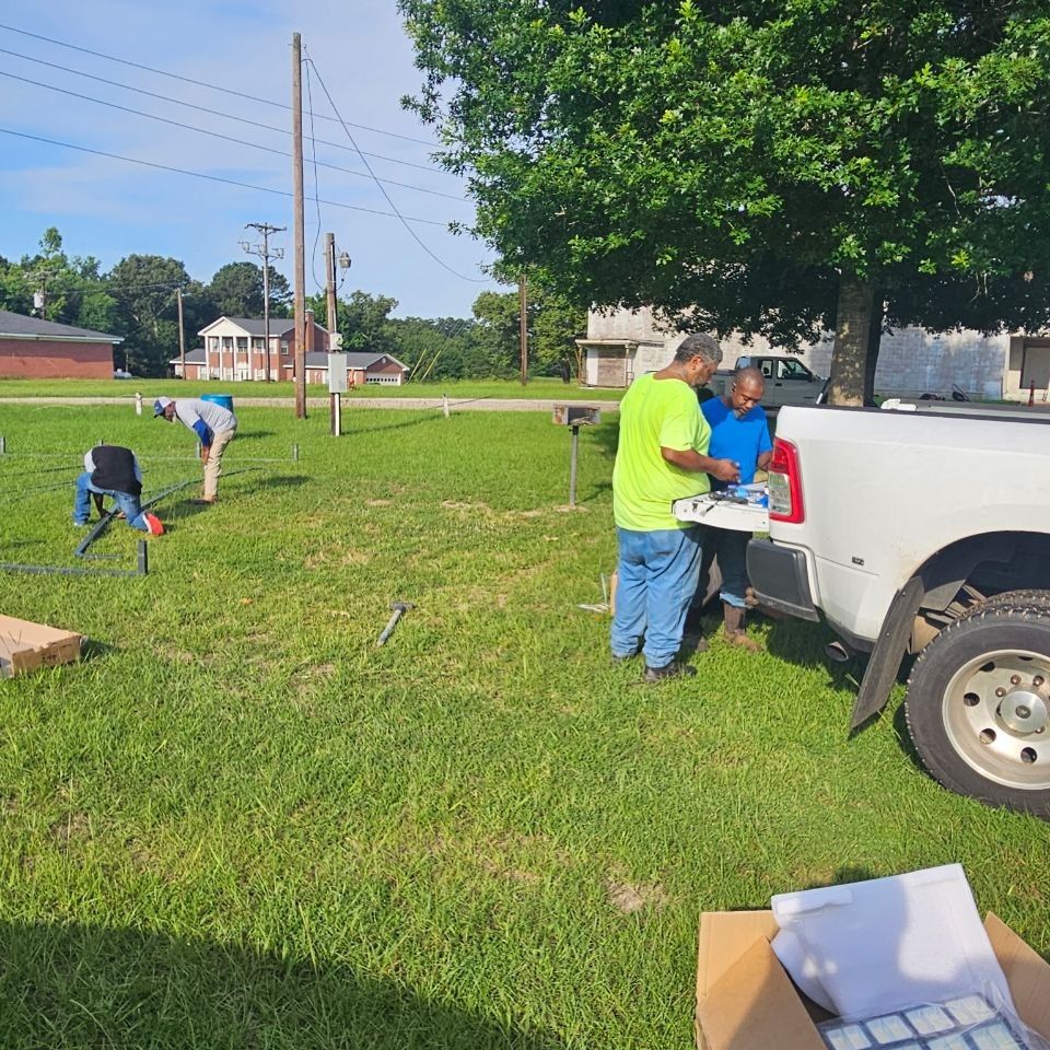 New awning volunteers 1
