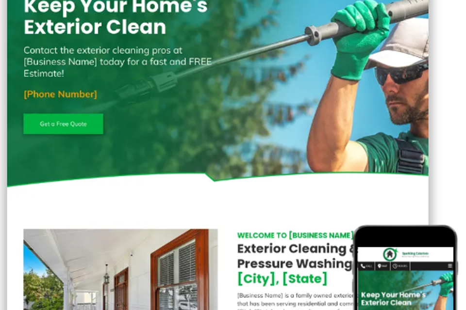 Exterior cleaning