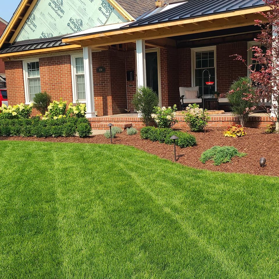 Lawn care work completion, done by Vic's Landscaping