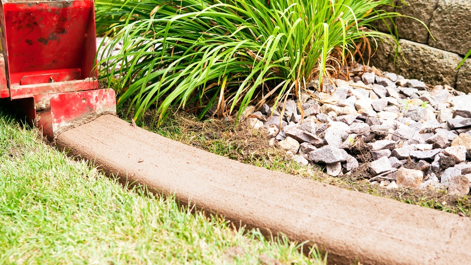 Concrete curb installation