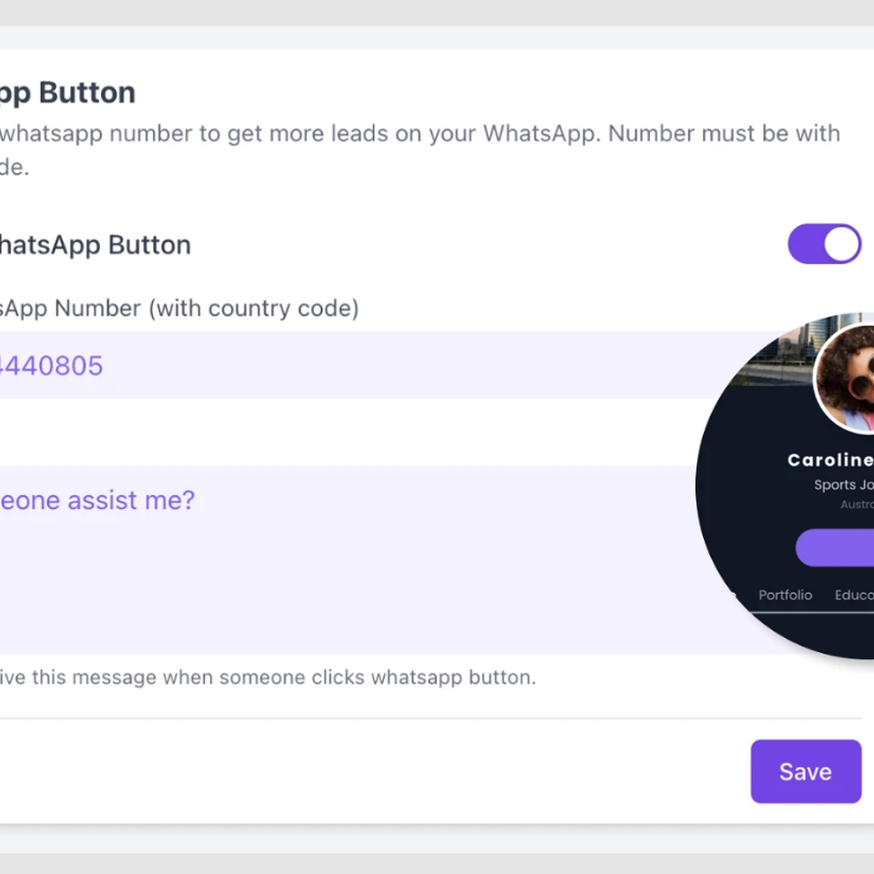 Digital business card   whats app 7