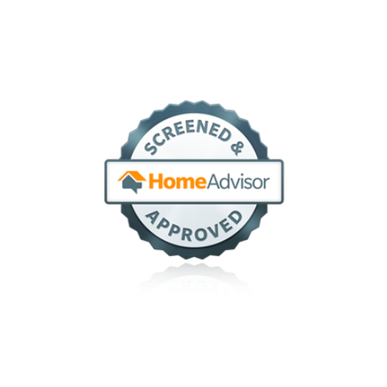 HomeAdvisor Screened & Approved badge recognizing a trusted and verified home service professional.