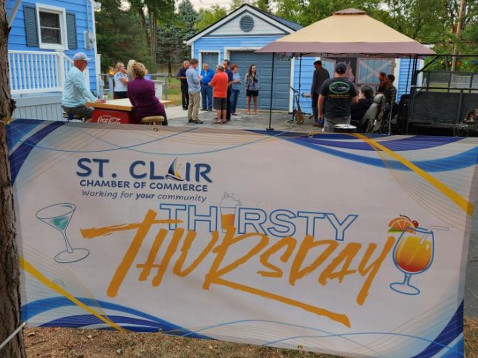 Thirsty thursday sign