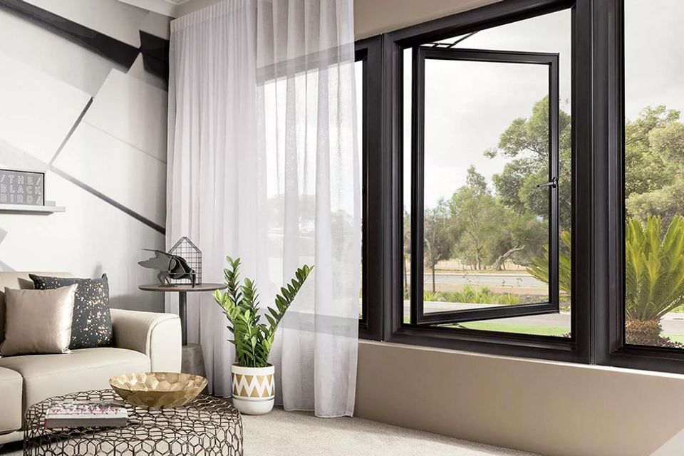 Aluminium casement windows fb