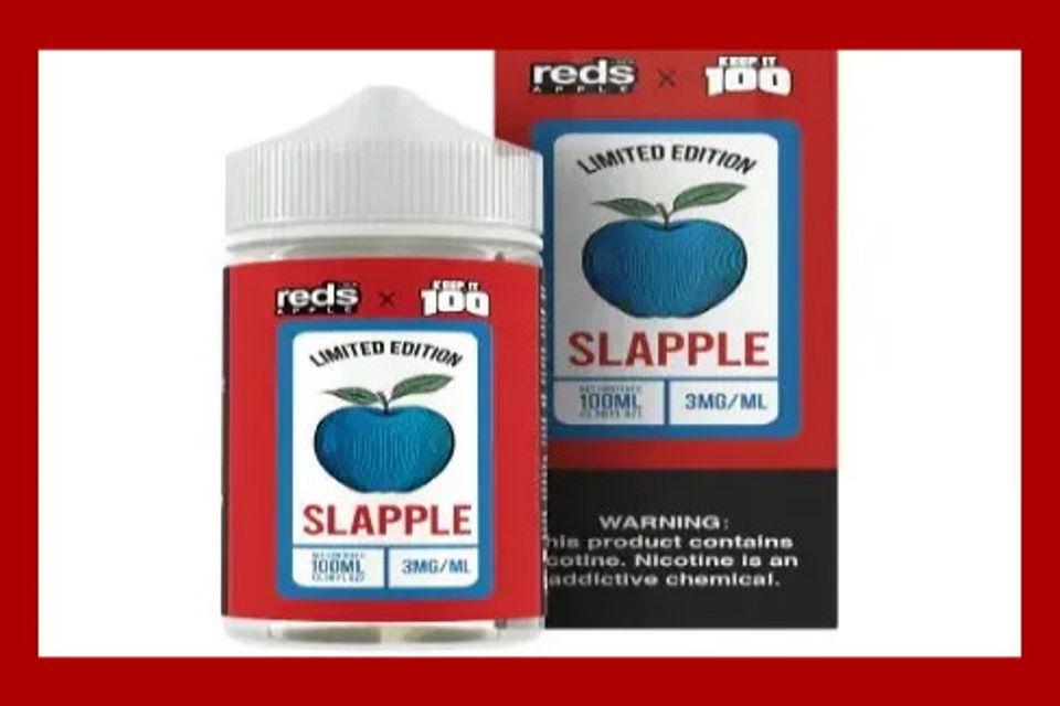Reds Apple (By Daze) and Keep It 100 Collab Slapple E-Liquid