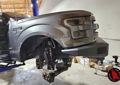 2016 ford f150 2.7l 4wd came into ham auto for an alternator  sway bar  end links   lower ball joint replacement