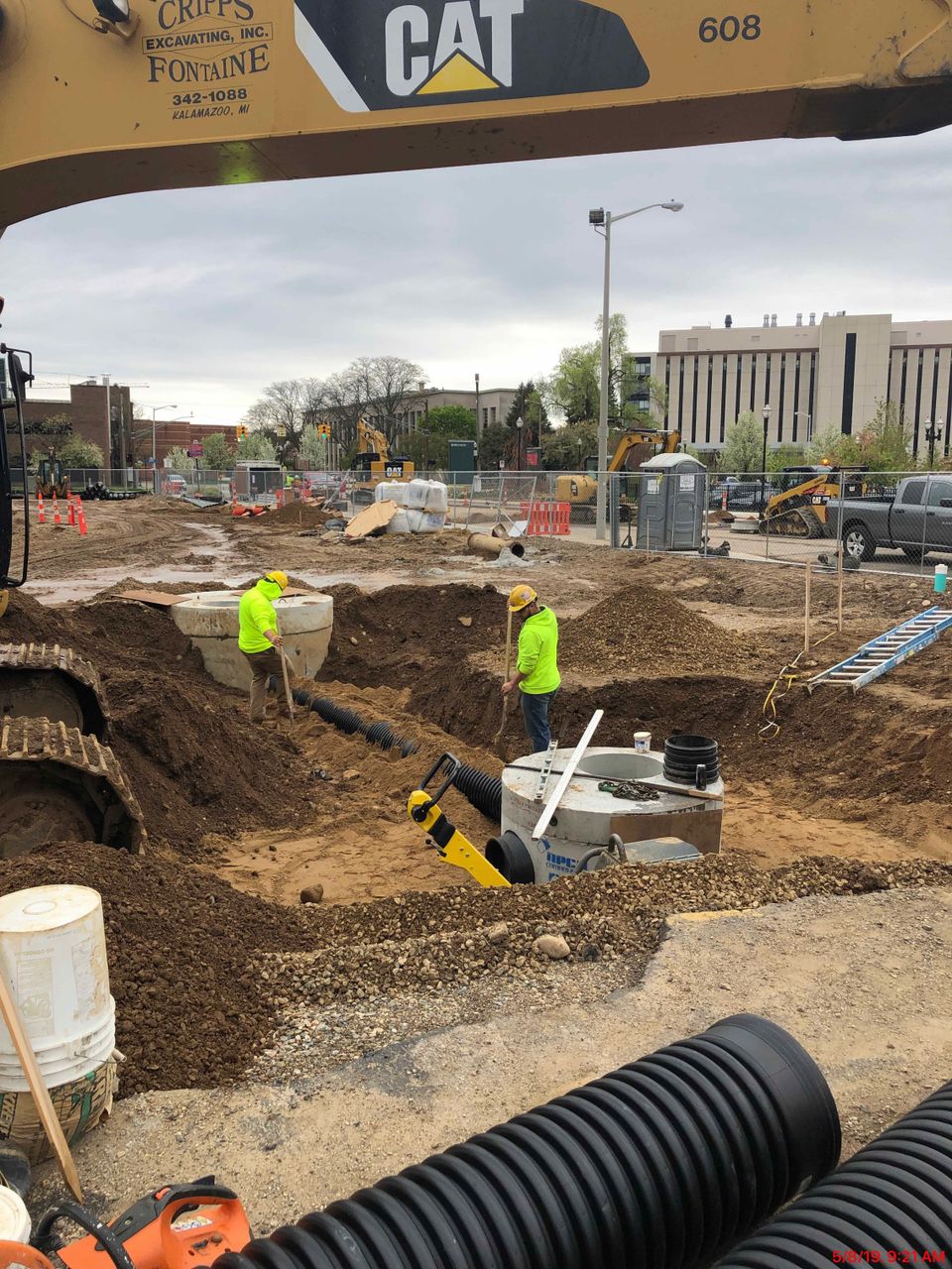 Underground pipe 6