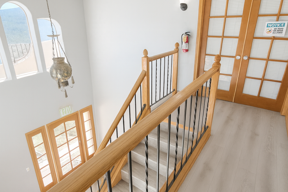 Upstairs