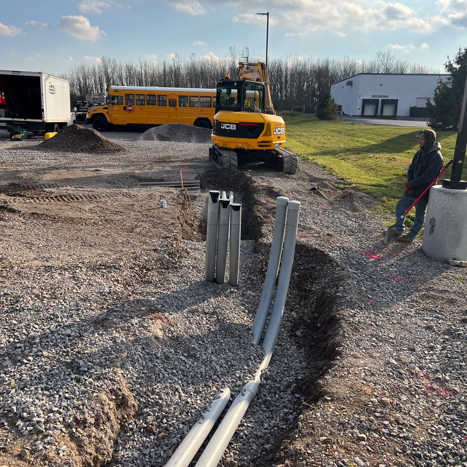 Spade utility pad installation 3