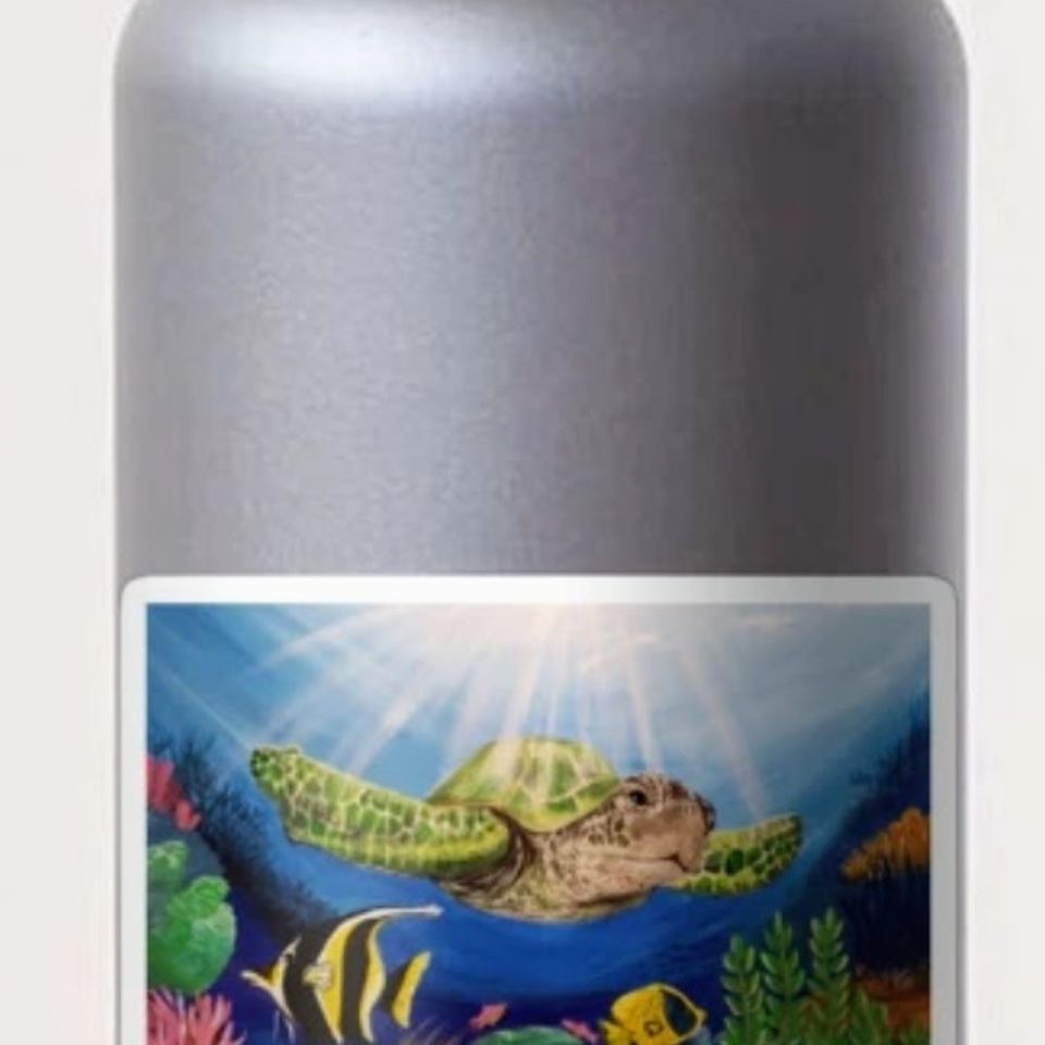 Sea tururtle acrylic sticker