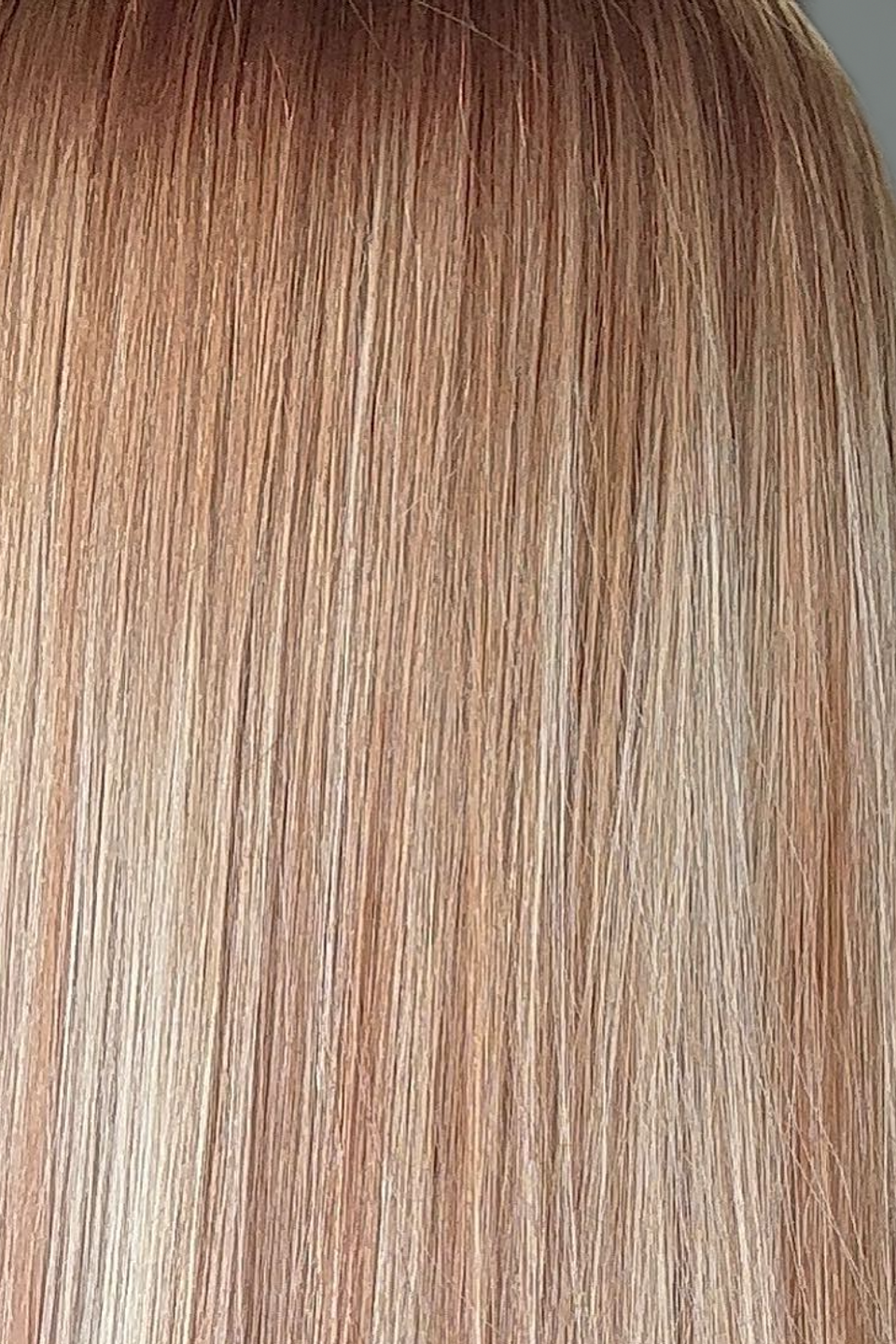 Straight blonde color