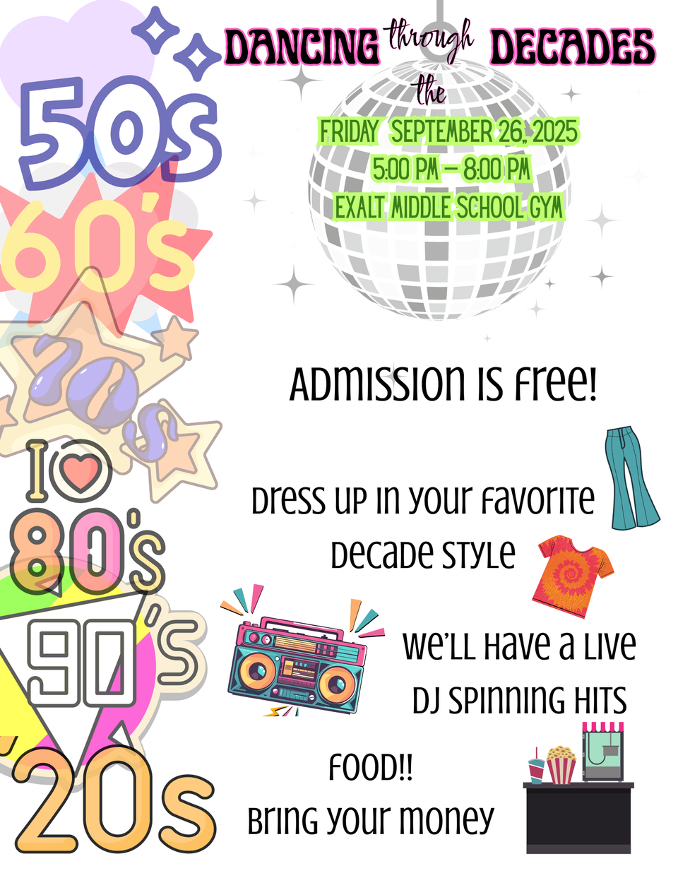 Middle school dance flyer 1