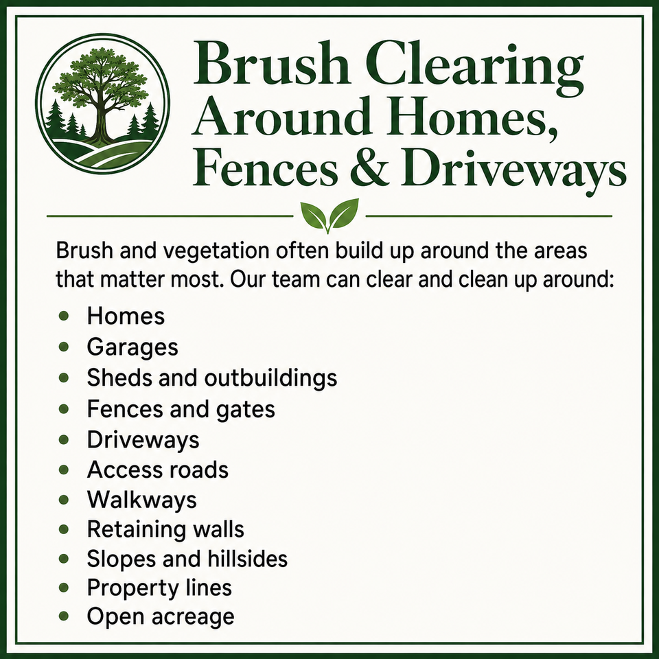 brush clearing & fire abatement services for homes in El Dorado county