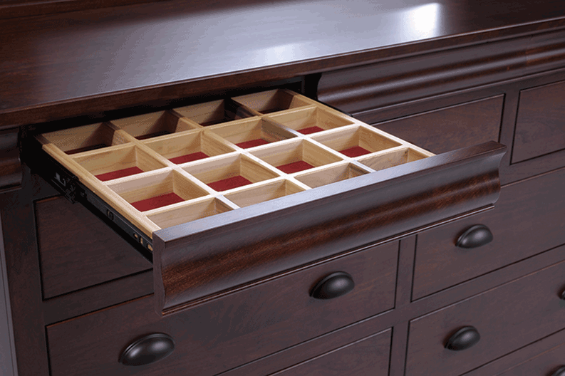 Trf luxembourg hidden drawer detail