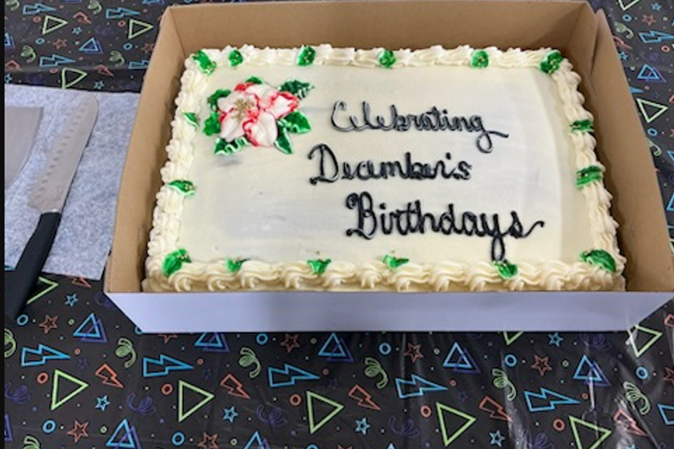 December birthday celebration