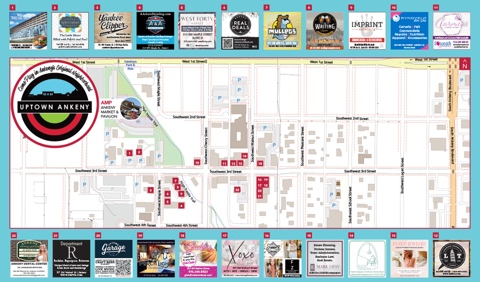Uptown ankeny map 2024