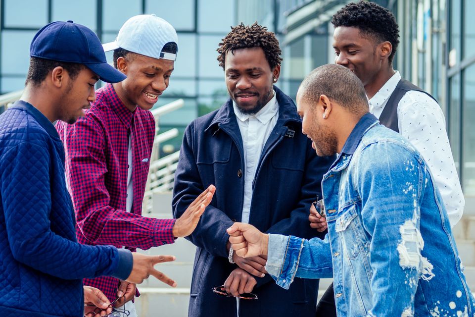 Group of many friends laughing out loud outdoor s 2024 10 31 01 09 55 utc