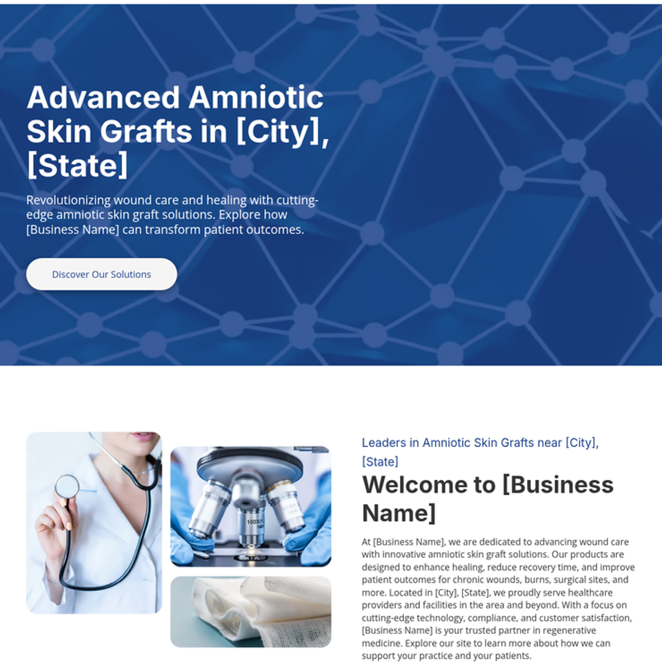 Amniotic skin grafts