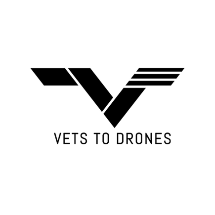 Drone right vets to drones logo