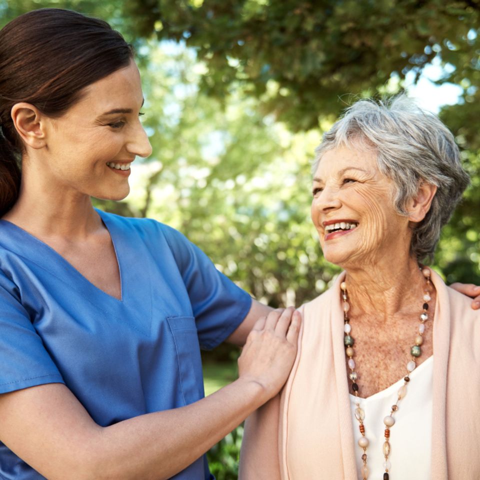 Caregiver caring