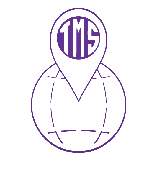 Tms white purp outline