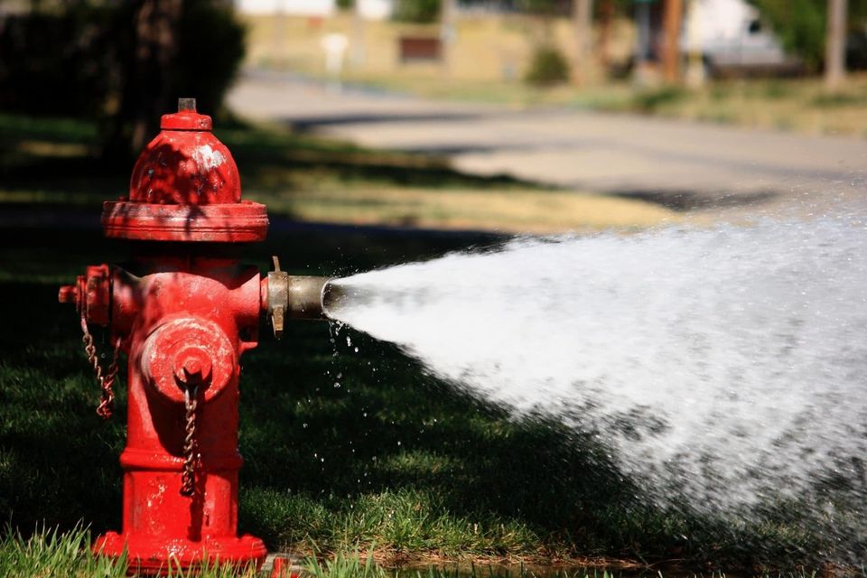 Fire hydrant flushing