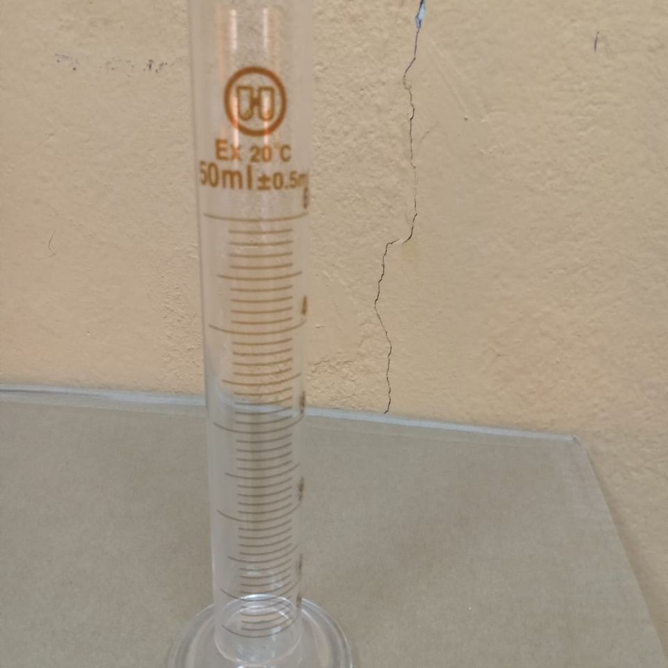 Cylinder 50ml glass