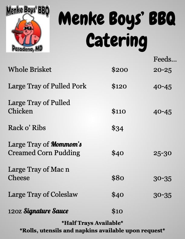 Menke boys' catering