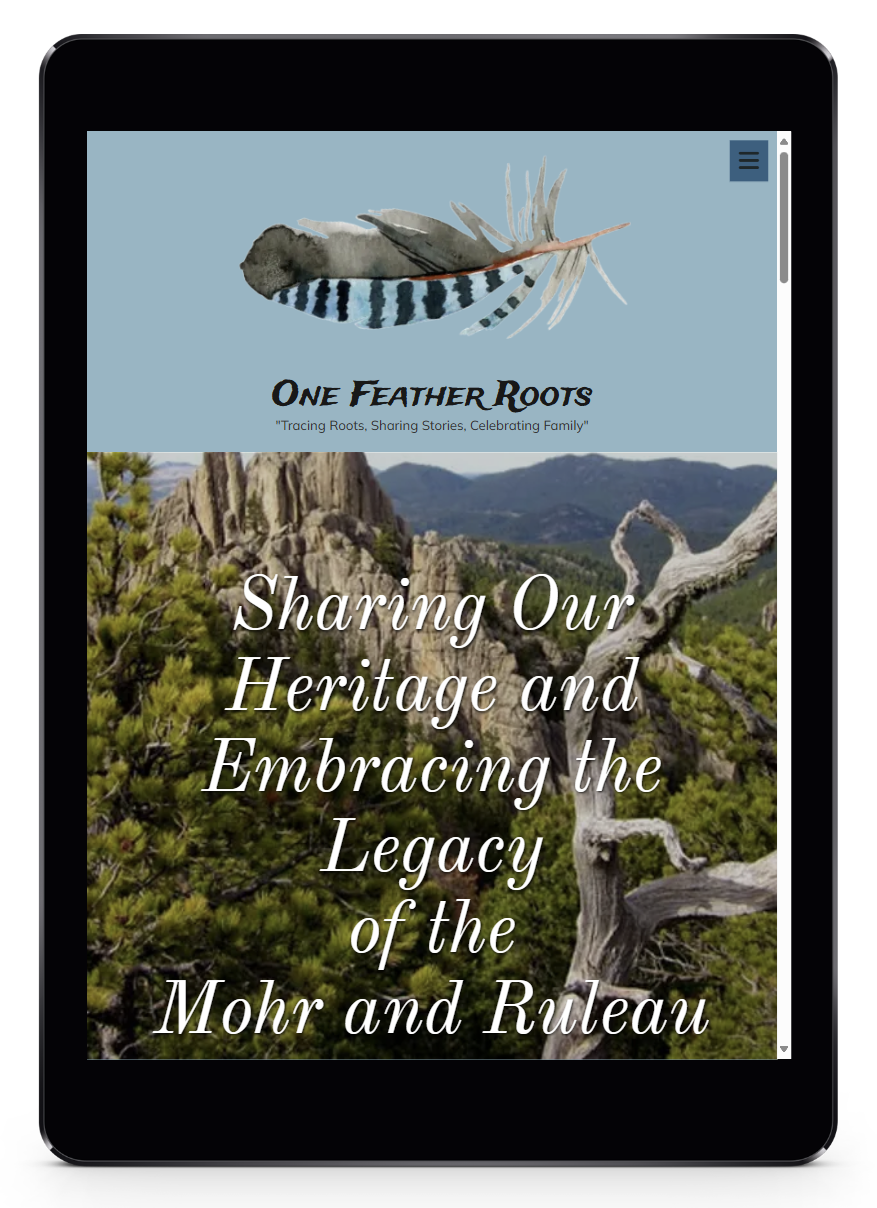 One feather tablet