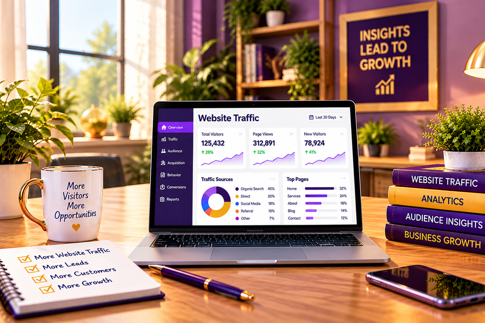 Website analytics workspace growth